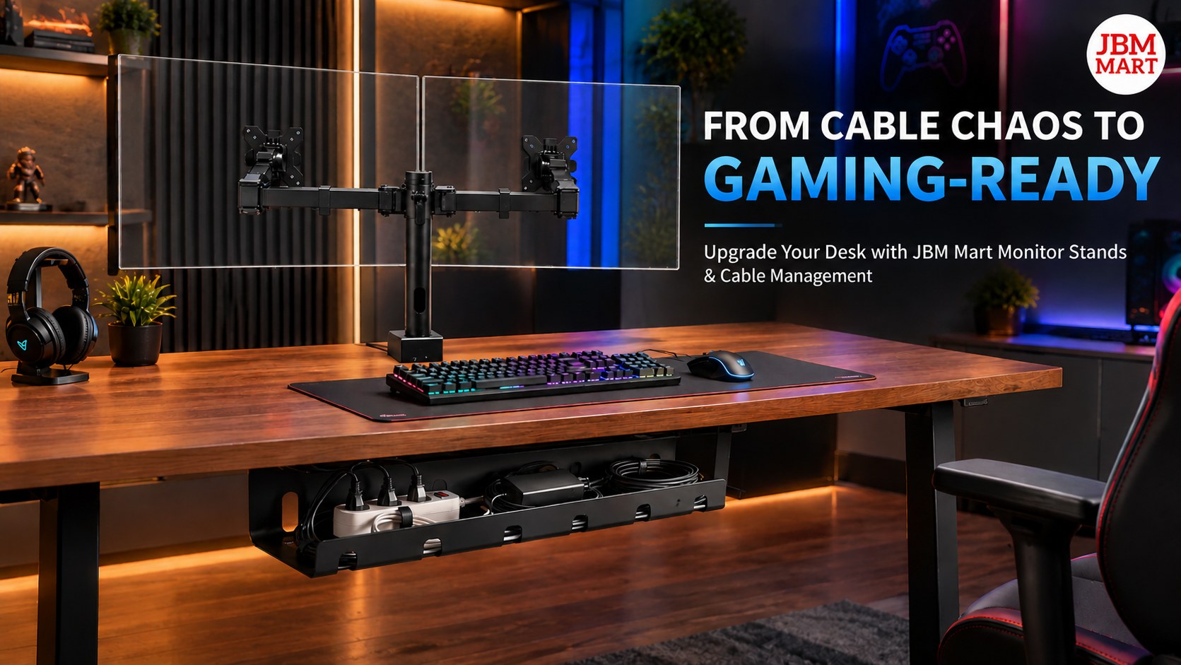 From Cable Chaos to Pro Gamer Aesthetics: Upgrade Your Gaming Desk