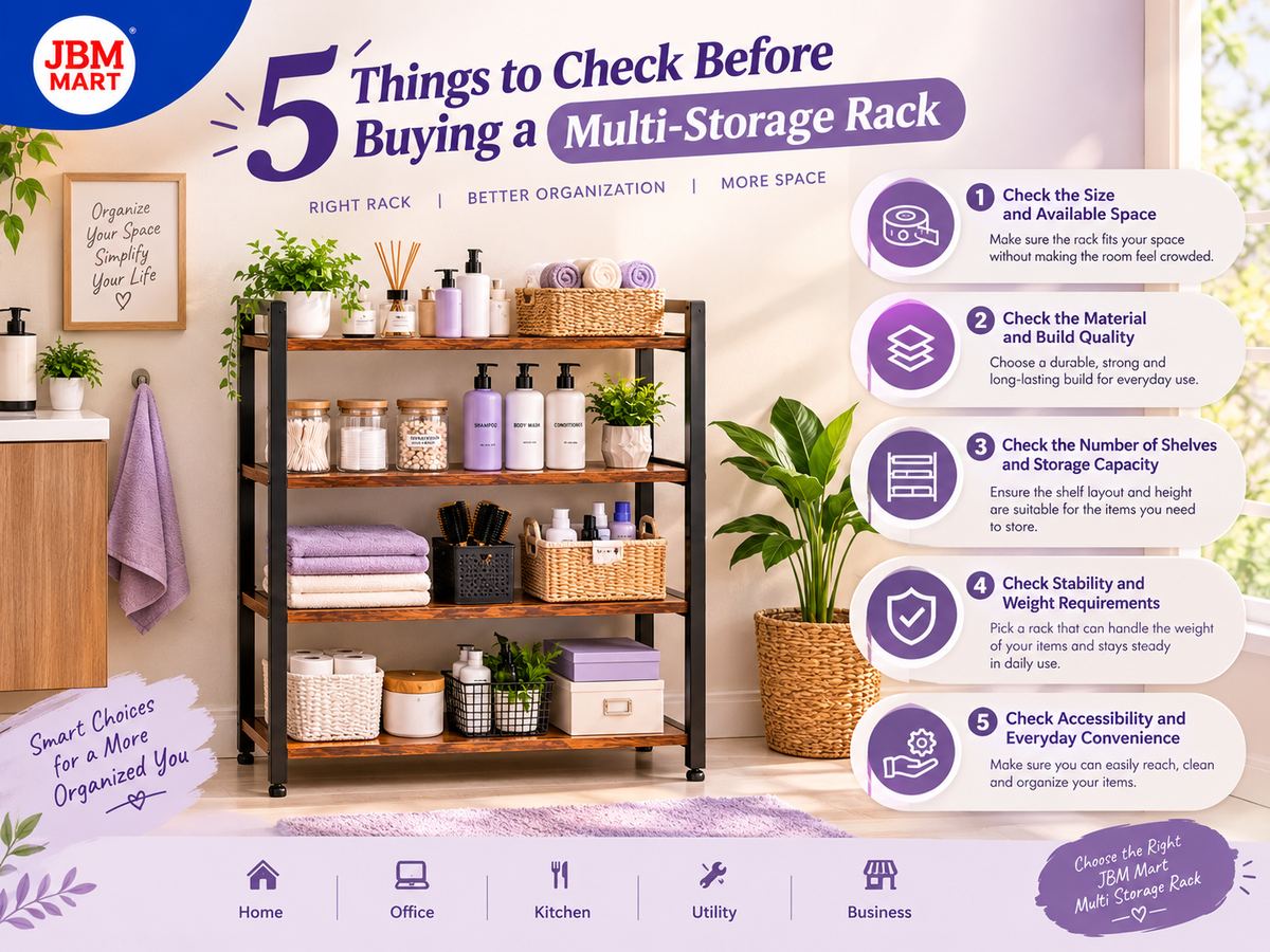 5 Things to Check Before Buying a Multi-Storage Rack
