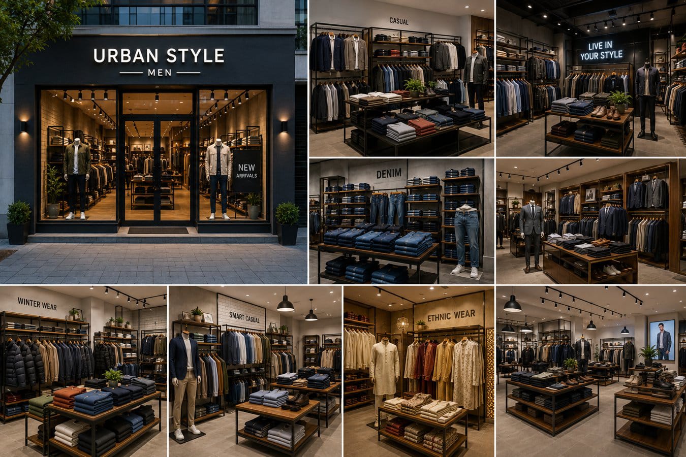 Men’s Clothing Display Ideas for Modern Stores