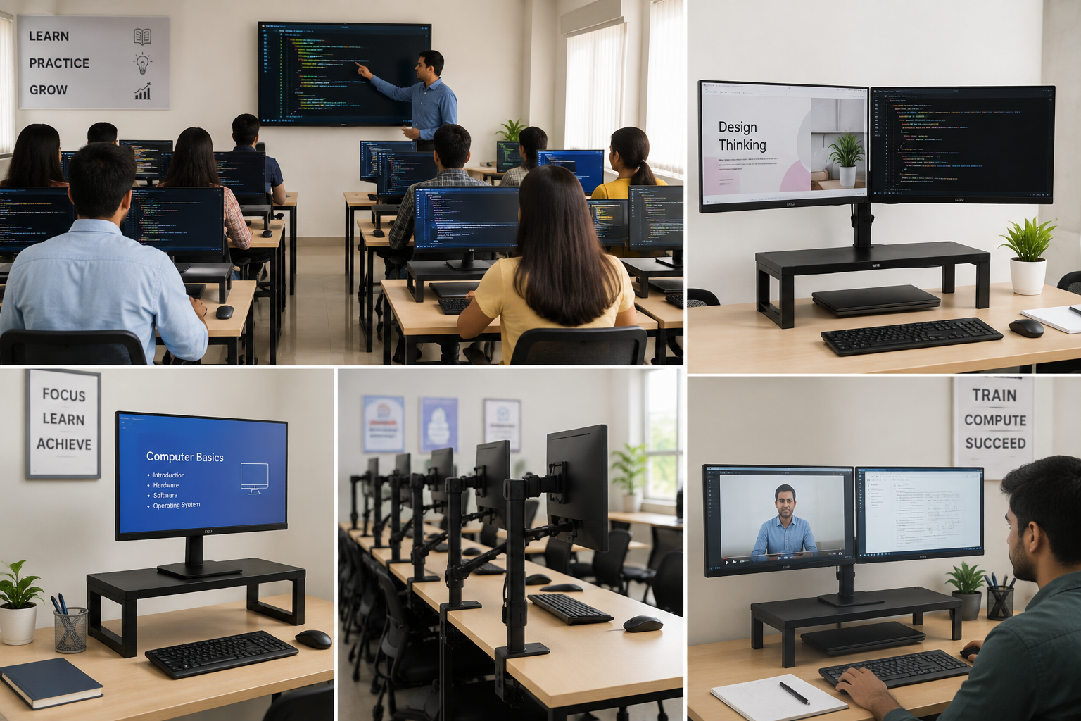 Monitor Stand Ideas for Schools and Training Centers