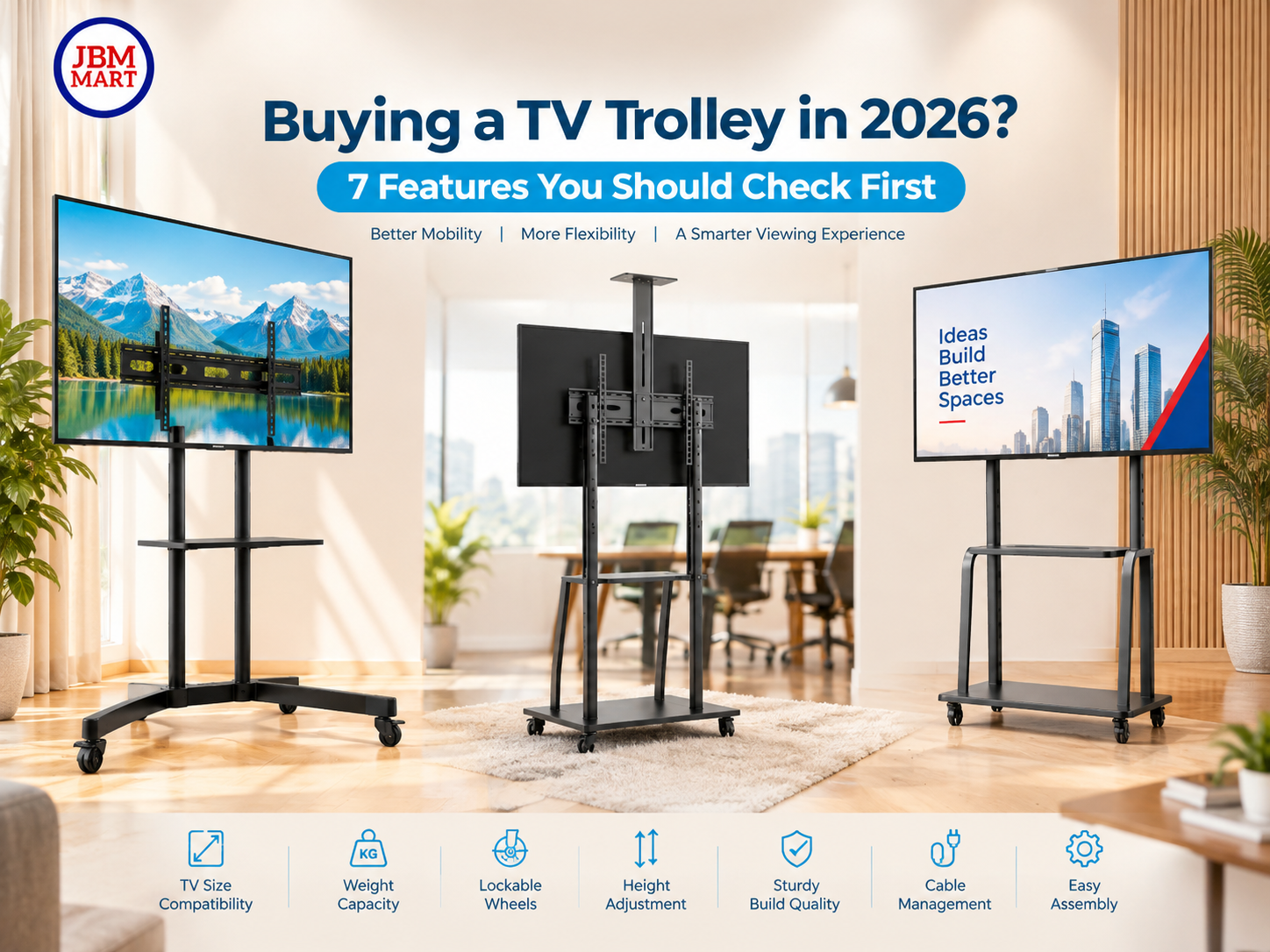 Buying a TV Trolley in 2026? 7 Features You Should Check First